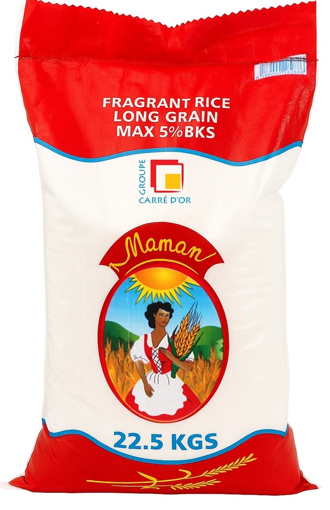 SAC DE RIZ MAMAN DE 22,5 KG